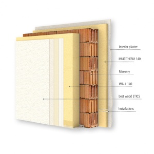 best wood WALL 180 N+F, 100mm, 580 x 1500 mm, placa rigida din fibra de lemn, pentru exterior, destinata constructiilor pe structura din lemn - Img 4