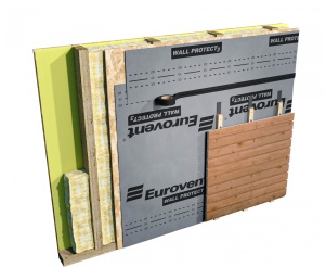 Eurovent WALL PROTECT 3 – Membrana de difuzie pentru fatade ventilate, SD 0.02m, 75 m², rezistență ridicată și protecție împotriva vantului si a apei - Img 2