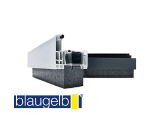 Profil de inaltare solbanc Blaugelb pentru ferestre 50(56)x40x1200mm SALAMANDER bluEvolution 82 - Img 1