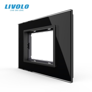 Rama Livolo de sticla, standard italian, 3M, negru