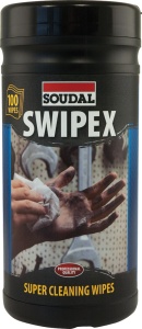 Șervețele Swipex Soudal – curățare rapidă și eficientă pentru mâini, unelte și suprafețe!