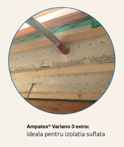 Ampatex Variano 3 extra, 75m², 150cm x 50m - Membrană barieră de vapori variabilă, armată si etansă la aer, interior si exterior - Img 8