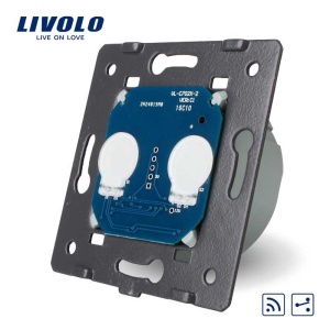 Modul Întrerupător Livolo dublu, cap scară, wireless RF