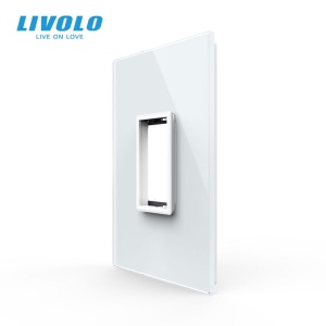 Rama Livolo de sticla, standard italian, 1M, alb