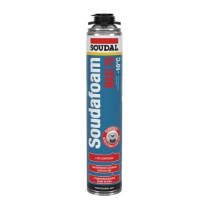 Spumă poliuretanică profesională de iarnă pistol SOUDAL Soudafoam MAXI 70 -10°C, 870 ml, uși și ferestre