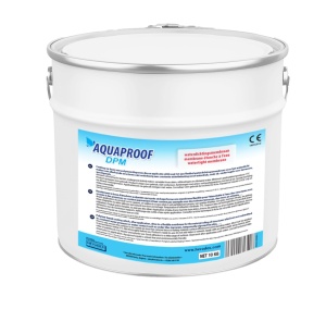 Aquaproof DPM/DPC, 11.4 kg Metal - Membrană impermeabilizantă flexibilă, pe bază de polimeri, pensulabilă sau suflabilă