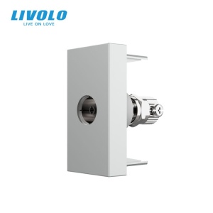 Modul priza Livolo, TV 1M, gri
