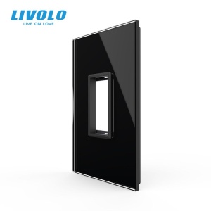 Rama Livolo de sticla, standard italian, 1M, negru