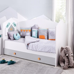 Бебешка кошара и детско легло 2в1 BIRD HOUSE 70 x 170 - Img 3