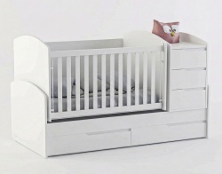 Бебешка кошара Съни бяла - Img 1