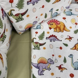 Бебешки спален комплект Сладки Динозавърчета - Img 2