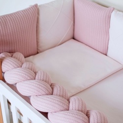 Бебешки спален комплект VERES LUMINA BABY LUX Розово - Img 4