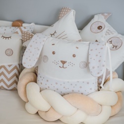 Бебешки спален комплект VERES Smiling animals beige - Img 7