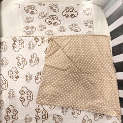 До изчепрване спален комплект от 3 части 60/120 ДВУЛИЦЕВИ КОЛИЧКИ - Img 4