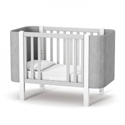 Комплект Кошара Монако 5в1 Велур Сиво + Бяло - Img 11