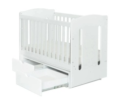 Кошара от МДФ Felicio 60/120 бяла - Img 3