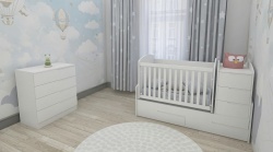 БЕБЕШКА КОШАРА СЪНИ и СКРИН СЪНИ цвят Бели