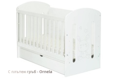 Бебешка кошара от МДФ Sofia боядисана решетка с фиксирани ламели - Img 4