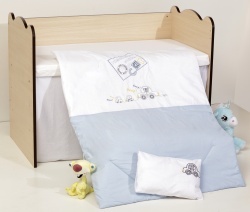 Бебешки спален комплект Бродерия Кола Ластик Цип Comfort Line - Img 4