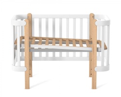 Бебешка кошара Монако Графит/Бяло - Img 5