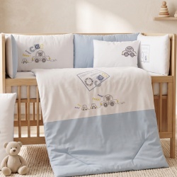 Бебешки спален комплект Бродерия Кола Ластик Цип Comfort Line
