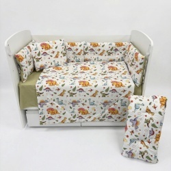 Бебешки спален комплект Сладки Динозавърчета - Img 3