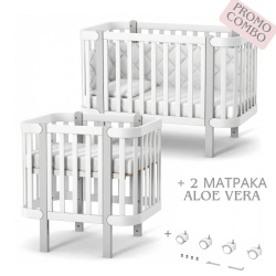 Комплект Кошара Монако 5в1 Бяло/Сиво