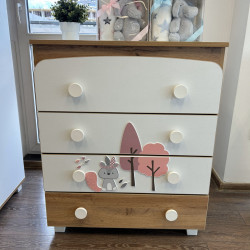 СКРИН ЛИВИО РОЗОВ ИНДИАНЕЦ БЯЛ+ДЪБ ВОТАН