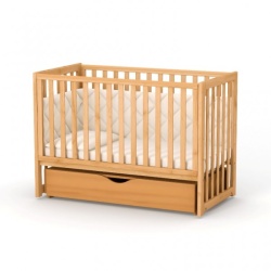 Бебешка кошара Veres LD13 с падаща страна Organic - Img 6