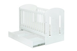 Бебешка кошара от МДФ Sofia боядисана решетка с фиксирани ламели - Img 5