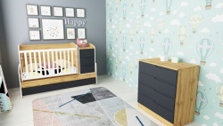 БЕБЕШКА КОШАРА СЪНИ и СКРИН СЪНИ цвят Вотан+Антрацит