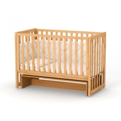 Бебешка кошара Veres LD13 с падаща страна Organic - Img 3