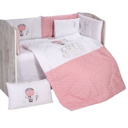 Бебешки спален комплект Бродерия Замък Звезди Ластик Цип Comfort Line