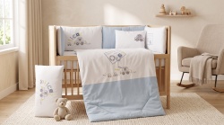 Бебешки спален комплект Бродерия Кола Ластик Цип Comfort Line - Img 5