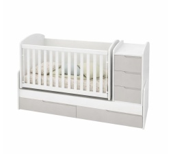 Обзавеждане с кошара Съни, скрин Съни, Гардероб Съни в цвят Бял+Кашмир - Img 3