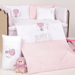 Бебешки спален комплект Бродерия Замък Ластик Цип Comfort Line