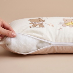 Бебешки спален комплект Бродерия Мечета в парка Ластик Цип Comfort Line - Img 4