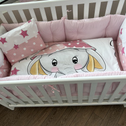 Бебешки спален комплект Сладки Сънища Розови - Img 2