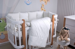Бебешки спален комплект VERES LUMINA BABY LUX БЯЛ - Img 3