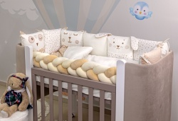 Бебешки спален комплект VERES Smiling animals beige - Img 4