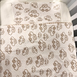 До изчепрване спален комплект от 3 части 60/120 ДВУЛИЦЕВИ КОЛИЧКИ - Img 3
