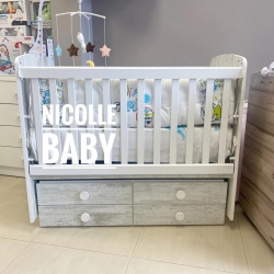 Бебешка кошара Деси 60/120 антик - Img 2