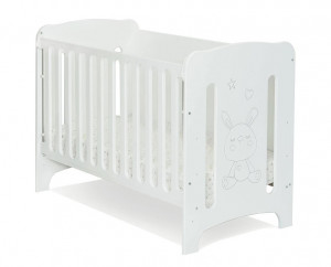 Бебешка кошара от МДФ Amo - отделни пръчки на решетката не се свалят