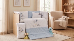 Бебешки спален комплект Бродерия Кола Ластик Цип Comfort Line - Img 6
