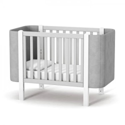 Комплект Кошара Монако 5в1 Велур Сиво + Бяло - Img 7