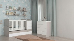 БЕБЕШКА КОШАРА СЪНИ и СКРИН СЪНИ цвят КАШМИР+Бял - Img 2