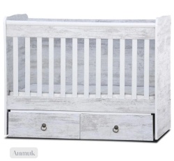 Бебешка кошара Тони 60/120 неподвижна решетка антик