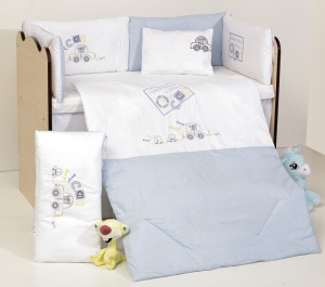 Бебешки спален комплект Бродерия Кола