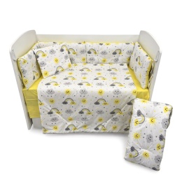 Бебешки спален комплект Слънчева Дъга - Img 2