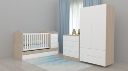 Обзавеждане с кошара Съни, скрин Съни, Гардероб Съни в цвят АСТРА+БЯЛ